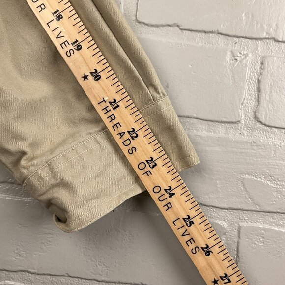 Territory Ahead Shirt Men XLarge Tan Light‎ Brown Heavy Twill Chore Shacket - Picture 6 of 9